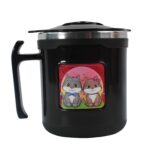 1 Pc Apex Cat Mug – 250 ml Stainless Steel Insulated Inner with Cute Cat Print - Sleeve Design by Nari Haat, Indian...