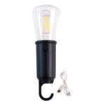 Solar & USB Rechargeable LED Hanging Camping Bulb Lantern Light (1 Pc) - Sleeve Design by Nari Haat, Indian ethnic we...