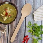 110mm Wooden Tea Spoon – 30 Pcs Pack - Closeup Embroidery by Nari Haat, Indian ethnic wear, women clothing, designe...