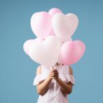 Premium Heart Shaped Balloon (1 Pc) - Closeup Embroidery by Nari Haat, Indian ethnic wear, women clothing, designer suit