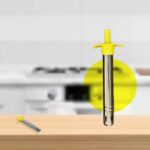 Stainless Steel Durable Gas Lighter for Kitchen Stove - Neckline Detail by Nari Haat, Indian ethnic wear, women cloth...