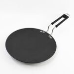 Premium Non-Stick Flat Roti Tawa with Heat-Resistant Handle (10 Inch / 1 Pc) - Sleeve Design by Nari Haat, Indian eth...