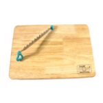 Supermom Wooden Craft Cutting and Chopping Board (1 Pc) - Sleeve Design by Nari Haat, Indian ethnic wear, women cloth...