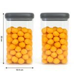 Supermom Airtight Kitchen Storage Containers – (2 Pc Set / 1500 ml) - Neckline Detail by Nari Haat, Indian ethnic w...