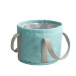 Soaking Feet Foldable Foot Tub Portable Bath Bag (1 Pc) - Sleeve Design by Nari Haat, Indian ethnic wear, women cloth...