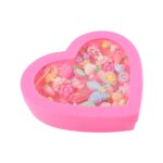 Adorable Playful Decorative Rings Children In Heart Shaped Storage Box (35 Pcs Aprpox - Sleeve Design by Nari Haat, I...