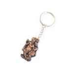 Radha Krishna Metal Keychain (1 Pc) - Sleeve Design by Nari Haat, Indian ethnic wear, women clothing, designer suit
