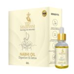Ved Sanjeevani 30ML Ayurvedic Nabhi Oil for Digestion & Detox (30ML / 1 Pc) - Sleeve Design by Nari Haat, Indian ethn...
