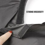 Black Beard Apron Hair Clippings Catcher Grooming Bib - Back View by Nari Haat, Indian ethnic wear, women clothing, d...