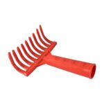 Heavy Duty Plastic Garden Hand Rake – 9-Tooth Cultivator Tool (1 Pc) - Sleeve Design by Nari Haat, Indian ethnic we...