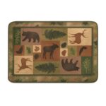 Premium Soft Anti-Slip Floor Mat - (1 Pc / 80x50 Cm / mix design / color) - Sleeve Design by Nari Haat, Indian ethnic...