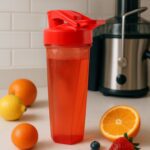 Supermom Manual Stirring Fitness Shaker Bottle with Hand Crank Approx 800 ML (1 Pc) - Fabric Detail by Nari Haat, Ind...