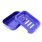 Premium Quality Rectangular Blue Plastic Soap Case (1 Pc) - Sleeve Design by Nari Haat, Indian ethnic wear, women clo...