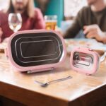 Qunic Stainless Steel Snack Lunch Box (With Small Box) - Back View by Nari Haat, Indian ethnic wear, women clothing, ...