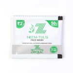 Zequz Neem & Tulsi Herbal Face Wash Sachet (5 ML / 1 Pc) - Sleeve Design by Nari Haat, Indian ethnic wear, women clot...