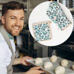 Professional Cotton Oven Mitt gloves - Back View by Nari Haat, Indian ethnic wear, women clothing, designer suit