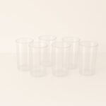 Supermom Plastic Martini Clear Glass Set (6 Pc) - Sleeve Design by Nari Haat, Indian ethnic wear, women clothing, des...