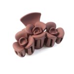 Elegant Rose-Shaped Hair Claw Clip for Women & Girls (1 Pc) - Sleeve Design by Nari Haat, Indian ethnic wear, women c...