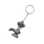 Premium Metal Shiva Lingam with Naag Religious Keychain (1 Pc) - Sleeve Design by Nari Haat, Indian ethnic wear, wome...