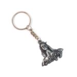 Adiyogi Shiva Face Metal Keychain (1 Pc) - Sleeve Design by Nari Haat, Indian ethnic wear, women clothing, designer suit