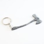 Premium Metal Axe Keychain (1 Pc) - Sleeve Design by Nari Haat, Indian ethnic wear, women clothing, designer suit