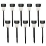 Solar Powered Garden Pathway Lights (10 Pc / Set) - Sleeve Design by Nari Haat, Indian ethnic wear, women clothing, d...