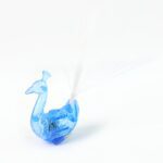 LED Fiber-Optic Peacock Decorative Night Light (1 Pc) - Sleeve Design by Nari Haat, Indian ethnic wear, women clothin...