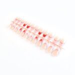 Elegant Nude Glossy Artificial Nail Tips fake nails (24 Pc Set) - Sleeve Design by Nari Haat, Indian ethnic wear, wom...