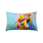Soft Plush Cartoon Character Kids Pillow (40 x 25 Cm / 1 Pc) - Full Detail by Nari Haat, Indian ethnic wear, women cl...