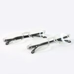 Pack of 2 Rimless Reading Glasses – Lightweight Comfort Readers - Sleeve Design by Nari Haat, Indian ethnic wear, w...