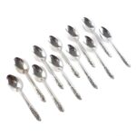 Premium Stainless Steel Table Spoons Set (12 Pc Set) - Sleeve Design by Nari Haat, Indian ethnic wear, women clothing...