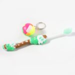 Kids Toothbrush and Ball Keychain Toy Set - Sleeve Design by Nari Haat, Indian ethnic wear, women clothing, designer ...