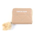 Stylish Kids Wallet with Soft Fur Zip Puller (1 Pc) - Sleeve Design by Nari Haat, Indian ethnic wear, women clothing,...