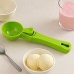 Green Plastic Ice Cream Scoop