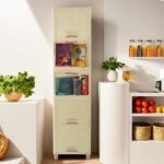 Multi-Purpose 5-Layer Plastic Storage Drawer Cabinet for Home and Office - Closeup Embroidery by Nari Haat, Indian et...