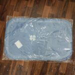 Anti-Slip Bathroom Floor Mat - 80 × 50 cm (1 Pc) - Fabric Detail by Nari Haat, Indian ethnic wear, women clothing, d...