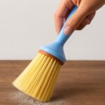 Multi-Purpose Short Handle Plastic Cleaning Brush (1 Pc) - Neckline Detail by Nari Haat, Indian ethnic wear, women cl...