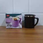 Apex Insulated Tea & Coffee Mug - (1 Pc) - Fabric Detail by Nari Haat, Indian ethnic wear, women clothing, designer suit