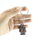 Radha Krishna Metal Keychain (1 Pc) - Back View by Nari Haat, Indian ethnic wear, women clothing, designer suit