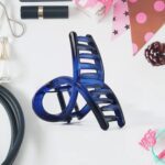 Plastic Hair Clamp Grip, Simple Matte Hair Barrette Clamp (12 Pc /  Mix Design) - Fabric Detail by Nari Haat, Indian ...