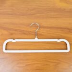 Premium Velvet Non-Slip Cloth Hanger with Metal Hook (1 Pc) - Fabric Detail by Nari Haat, Indian ethnic wear, women c...