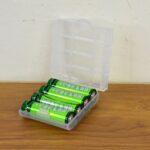 Rechargeable USB Lithium-ion Batteries (4 Pc) - Fabric Detail by Nari Haat, Indian ethnic wear, women clothing, desig...