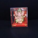 Decorative Medium Lord Ganesh Idol Decorative Statue with Solar-Powered Base (1 Pc) - Full Detail by Nari Haat, India...