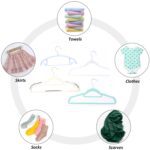 Premium Mix Design Non-Slip Clothes Hanger (Mix Design / 1 Pc) - Closeup Embroidery by Nari Haat, Indian ethnic wear,...