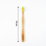 Eco-Friendly Natural Bamboo Toothbrush with Medium Bristles (1 Pc) - Neckline Detail by Nari Haat, Indian ethnic wear...