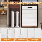 Foldable Rotary Clothes Drying Rack Stand (1 Pc) - Fabric Detail by Nari Haat, Indian ethnic wear, women clothing, de...