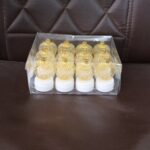 Decorative Apple Shape LED Tealight Candles (12 Pc) - Fabric Detail by Nari Haat, Indian ethnic wear, women clothing,...