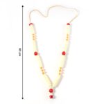 Traditional Decorative Pooja Gajra Garland (1 Pc) - Neckline Detail by Nari Haat, Indian ethnic wear, women clothing,...