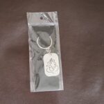 Auspicious Ganesh Cut-Out Metal Keychain - (1 Pc) - Fabric Detail by Nari Haat, Indian ethnic wear, women clothing, d...