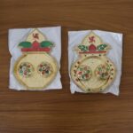 Decorative Plastic Kalash-Shape Double Kumkum Box (Mix Design, 1 Pc) - Fabric Detail by Nari Haat, Indian ethnic wear...